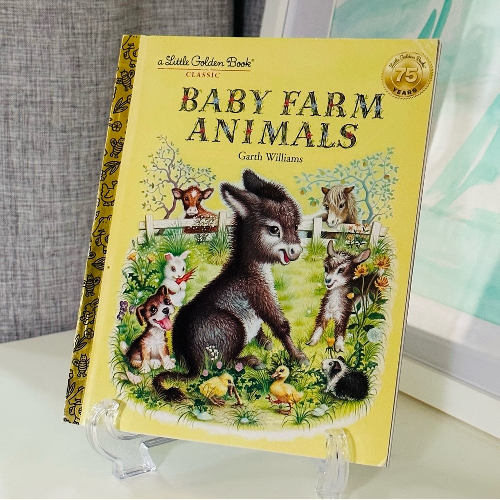 NEW Baby Farm Animals Garth Williams Little Golden Book